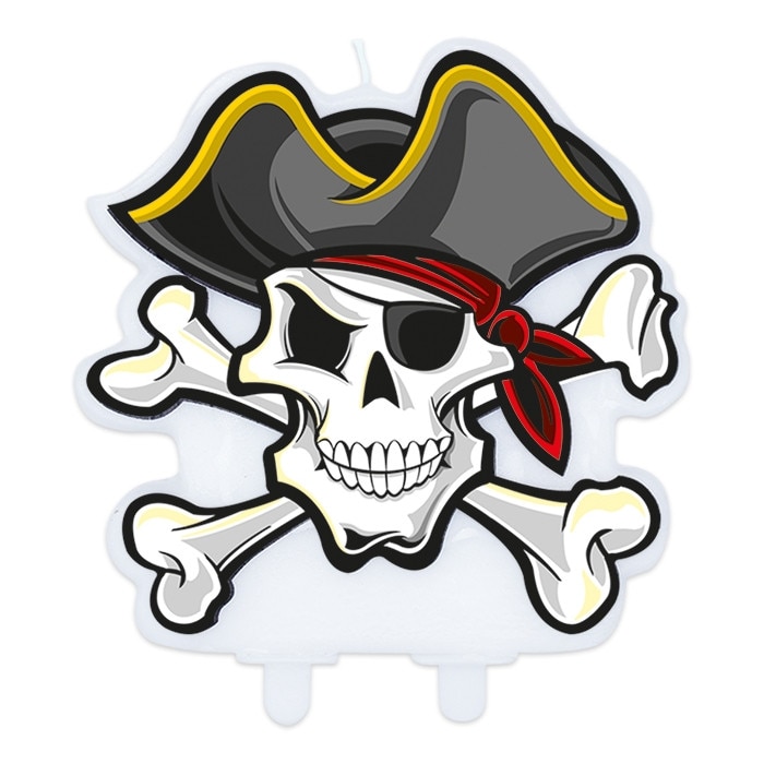 Lumanare Decorativa, 11x12 cm, Pirati Big Party