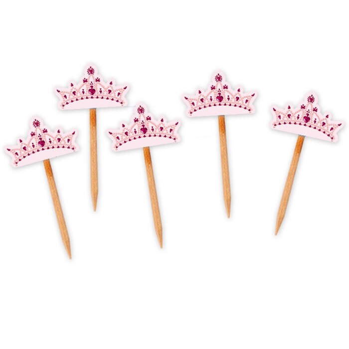 Scobitori Decorate Princess, 4.5 x 6.5 cm, 25 buc/Set Big Party