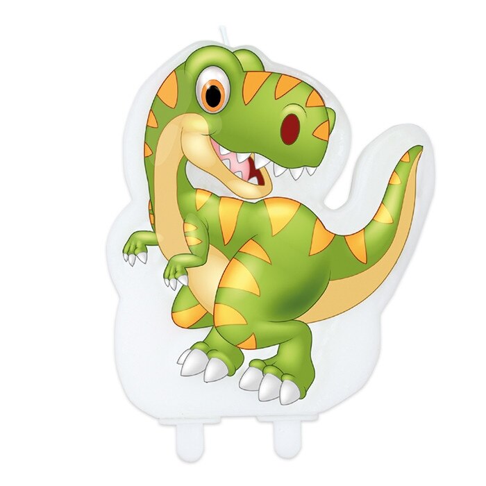 Lumanare Decorativa, 10x12 cm, Jurassic Big Party