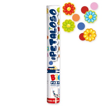 Tun Confetti 30 cm, Flori, Big Party Tun Confetti 30 cm, Flori, Big Party