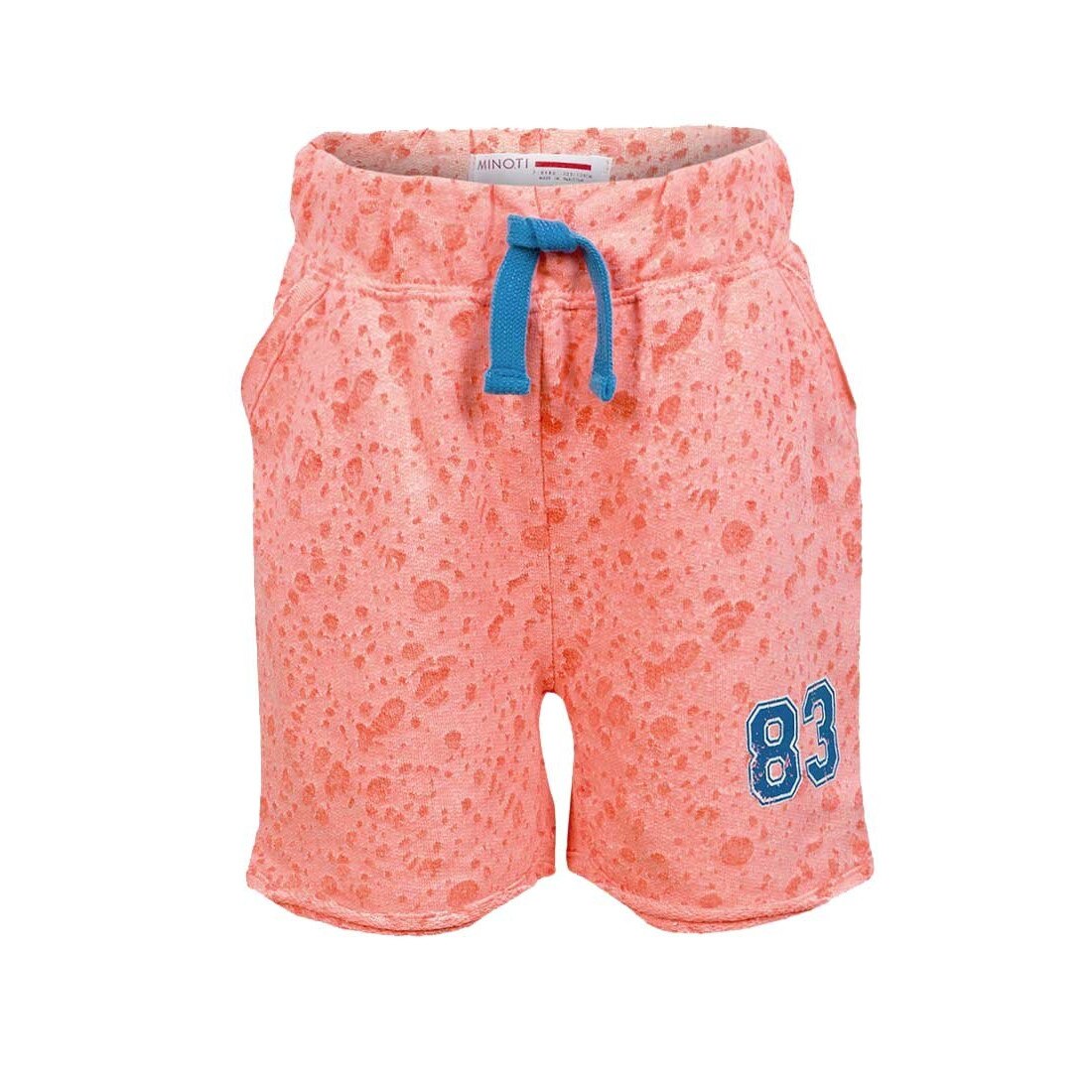 Pantaloni scurti Minoti fete burn-out design corai