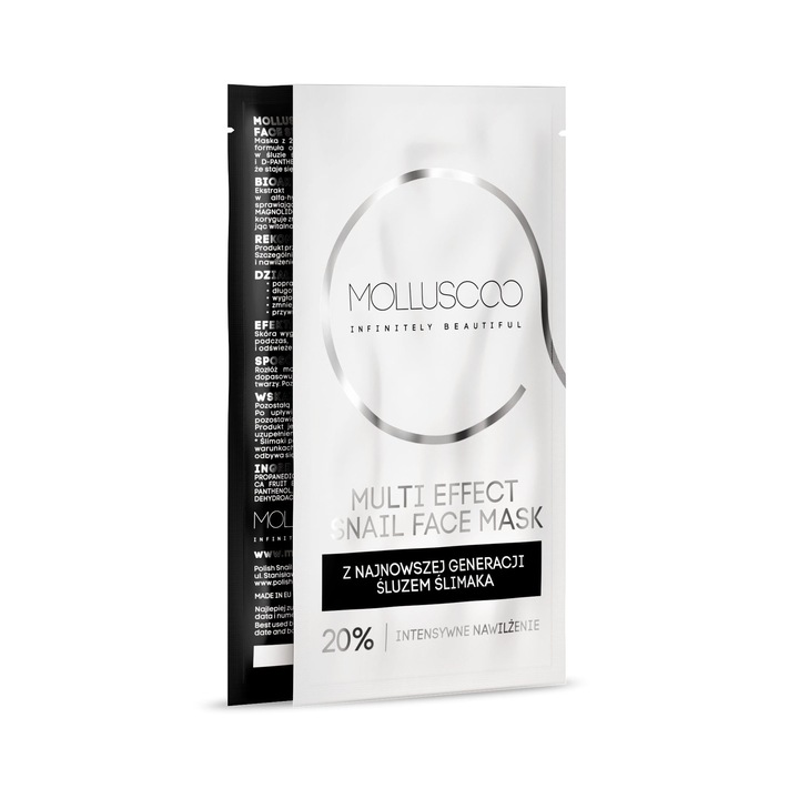 Masca de fata cu melc, Molluscoo, 15 ml