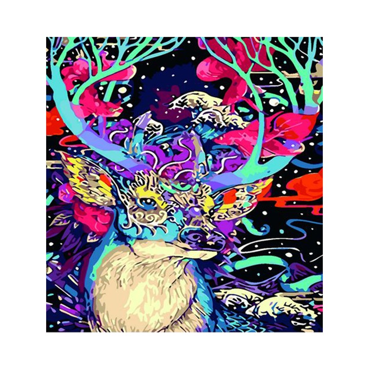 Kit de pictura cu diamante, 5D, 30x30cm, Multicolor