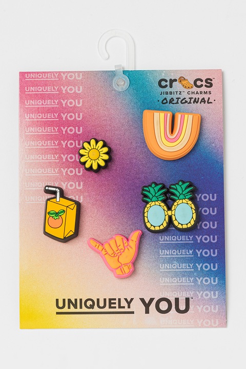 Crocs, Аксесоари Jibbitz за крокс - 5 броя, Многоцветен