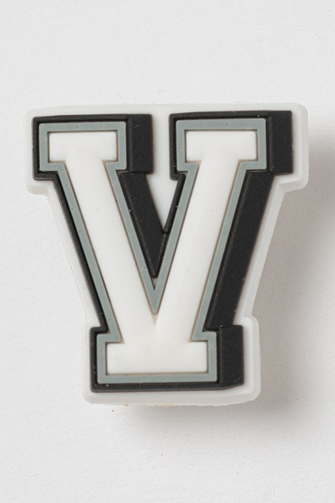 Crocs, Висулка клипс, Черен, Бял