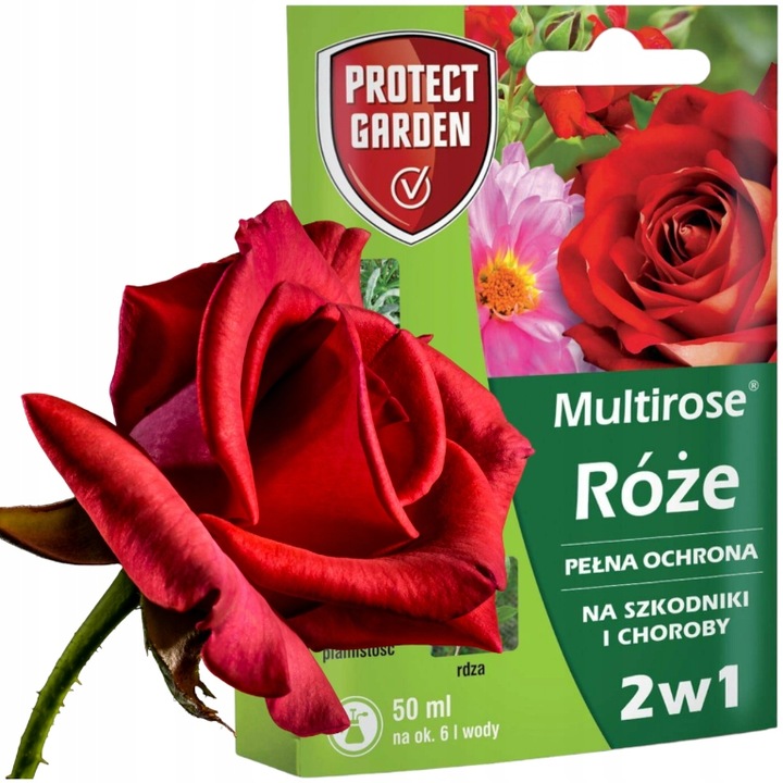 Multirose 2In1 Protectie Completa Pentru Trandafiri Si Plante Ornamentale, 50ml, Pesticid, Protect Garden, Insecticid Si Fungicid, Actiune Pana La 2 Luni