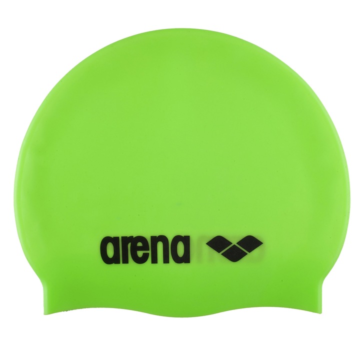 Casca inot Arena Classic Silicone, acid lime/black
