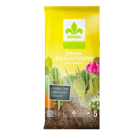 Substrat de sol pentru cactusi, Kronen, 5 l