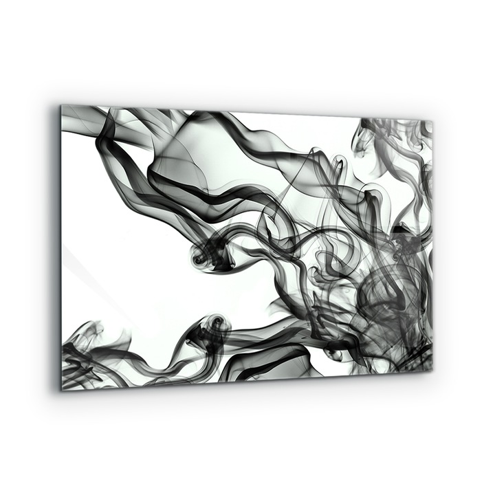 Dekoratív panel, Wallfluent, Üveg, Füstszalag Absztrakció, Többszínű, 100x70 cm, 010010510030000077345