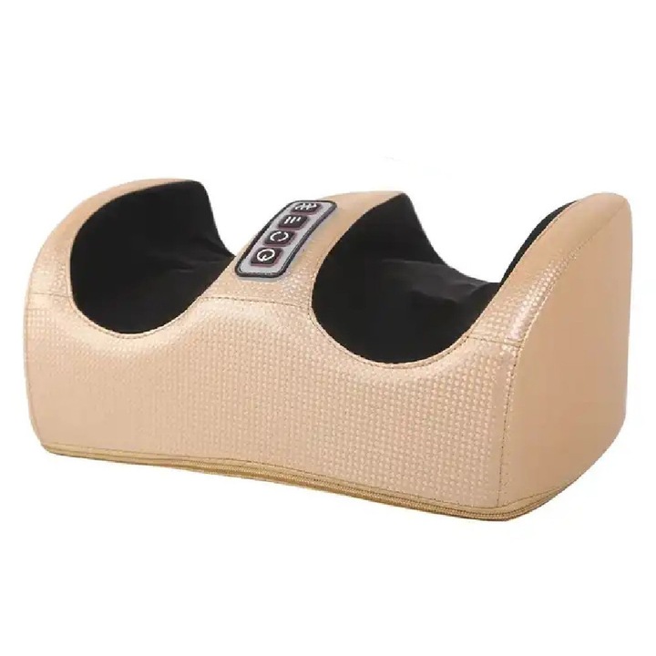 Масажор за крака, многофункционален, крем, Шиацу