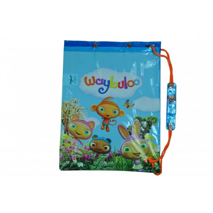 Waybuloo синя детски чанта за плуване - 32х42 см