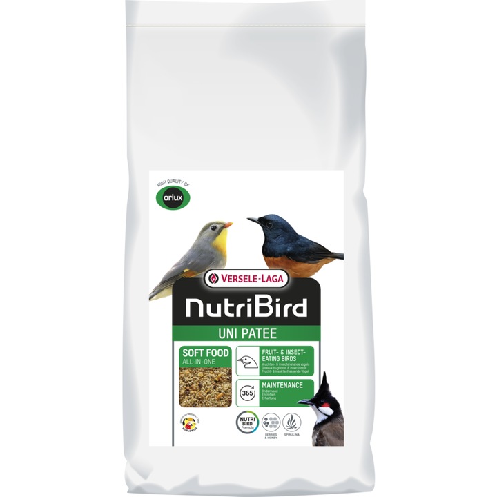 Hrana pentru pasari insectivore, Nutribird Uni Patee, 1kg