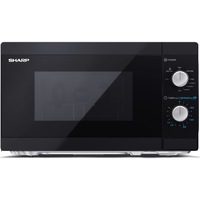 Cuptor cu microunde Sharp YC-MG01E-B, 20 l, 800 W, Mecanic, Gril 1000 W, Negru