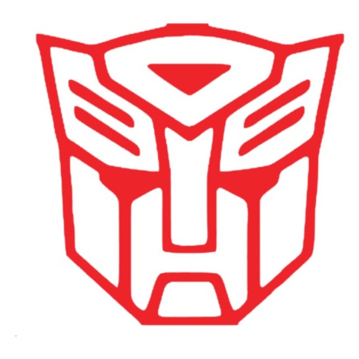 Sticker Transformers, rosu, 14cm