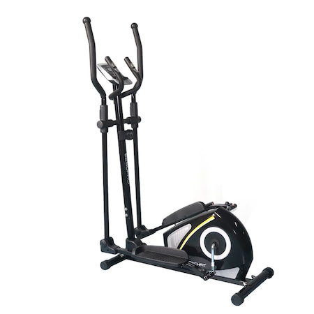 Bicicleta fitness eliptica magnetica Techfit E250PRO, 118x58x156 cm, gri