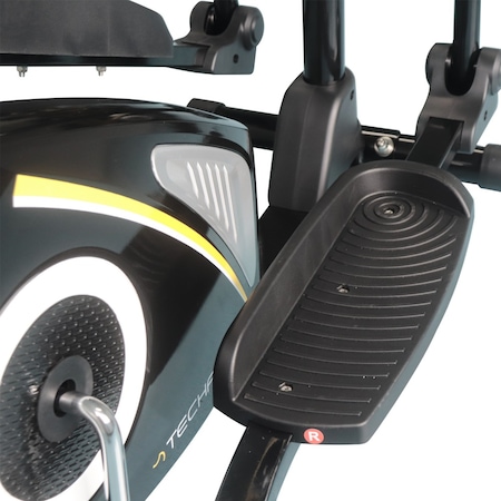 Bicicleta fitness eliptica magnetica Techfit E250PRO, 118x58x156 cm, gri