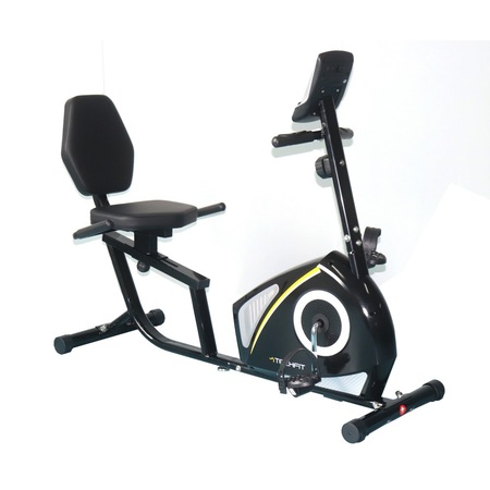 Bicicleta fitness magnetica Techfit R250PRO, 147x57.5x107 cm, gri