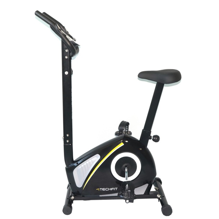 Bicicleta fitness magnetica Techfit B250PRO, 92x49x125 cm, gri