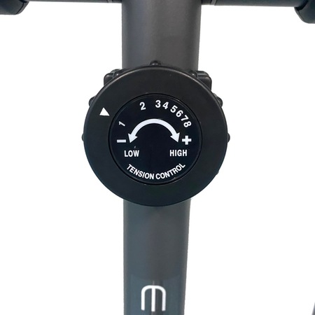 Bicicleta fitness eliptica magnetica Techfit E300PRO, 114.5x59x160 cm, gri