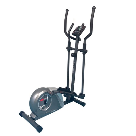 Bicicleta fitness eliptica magnetica Techfit E300PRO, 114.5x59x160 cm, gri