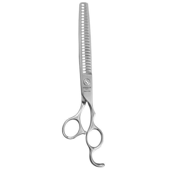 Професионална въртяща се ножица 25 зъба 18 CM, Henbor