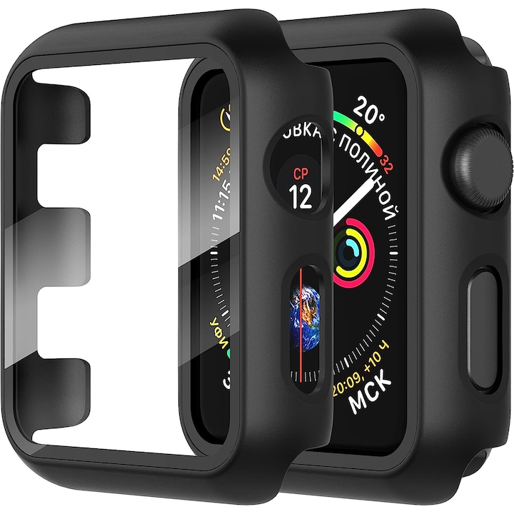 Carcasa protectie ecran smartwatch, JENUOS®, pentru Apple Watch