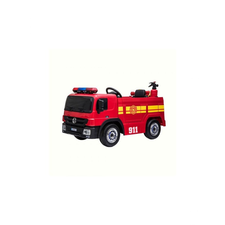 Masina de pompieri HECHT 51818, 12V, 10Ah, 2x35W, incarcare maxima 30 kg