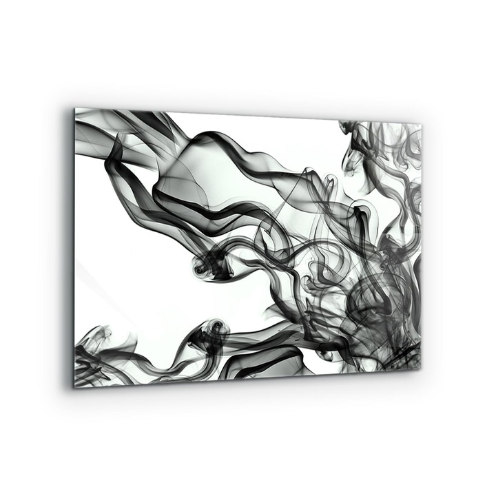 Dekoratív panel, Wallfluent, Üveg, Füstszalag Absztrakció, Többszínű, 80x60 cm, 010010510130000077345