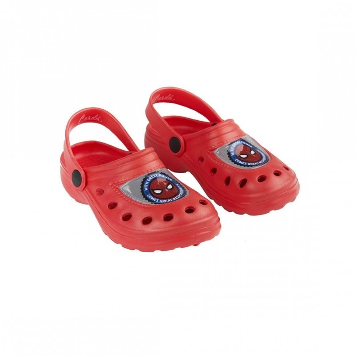 Papuci Spiderman, Rosu, Rosu