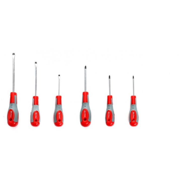 6 csavarhúzóból álló készlet, KD10218 Kraft & Dele, 75-150 mm