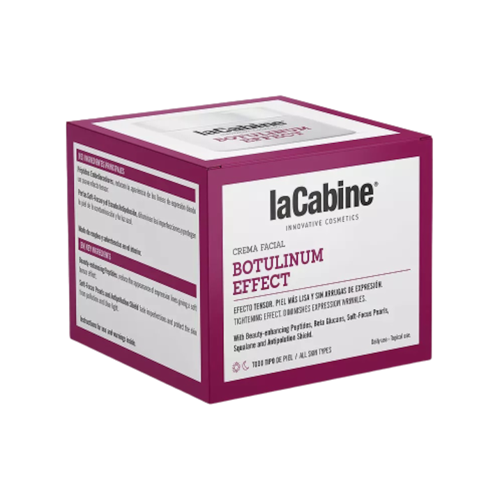 Крем за лице с ефект против бръчки La Cabine, Botulinum Effect, Обогатен с пептиди, Дамски, 50 мл