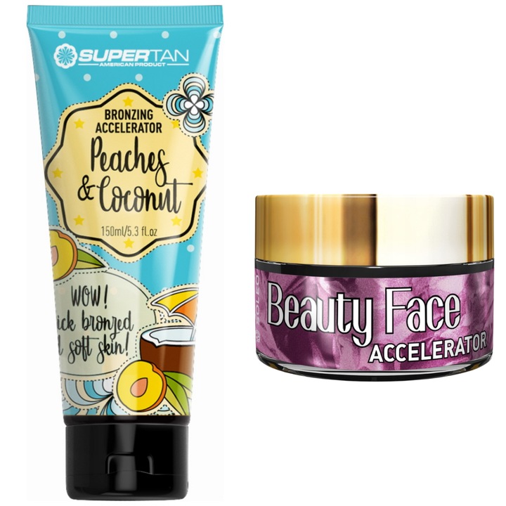 Testápoló + Arcápoló krém, Soleo, Kókusz, 150ml / 15ml