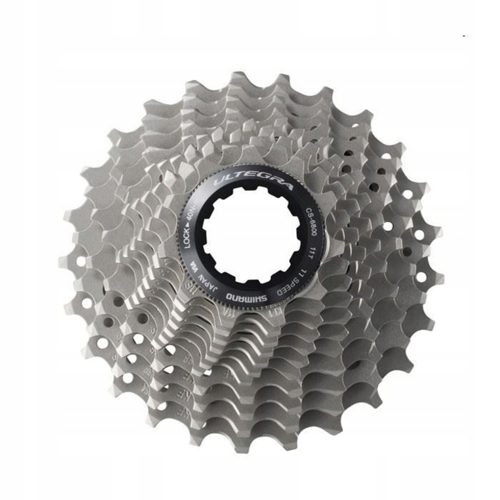 Caseta cu pinioane bicicleta, Shimano, Crom - eMAG.ro