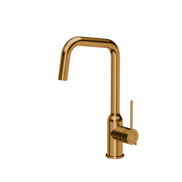 Кухненски кран NATALIE Q LINE от SteelQ Nano PVD мед