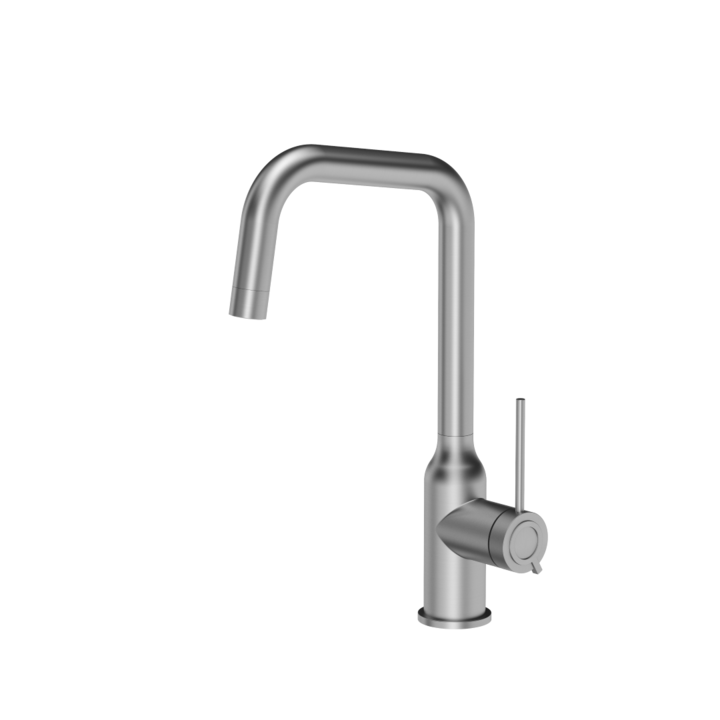 Кухненски смесител NATALIE Q LINE SteelQ от матирана стомана