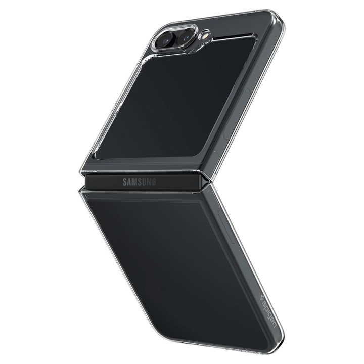 Carcasa Spigen AirSkin compatibila cu Samsung Galaxy Z Flip 5 Crystal Clear