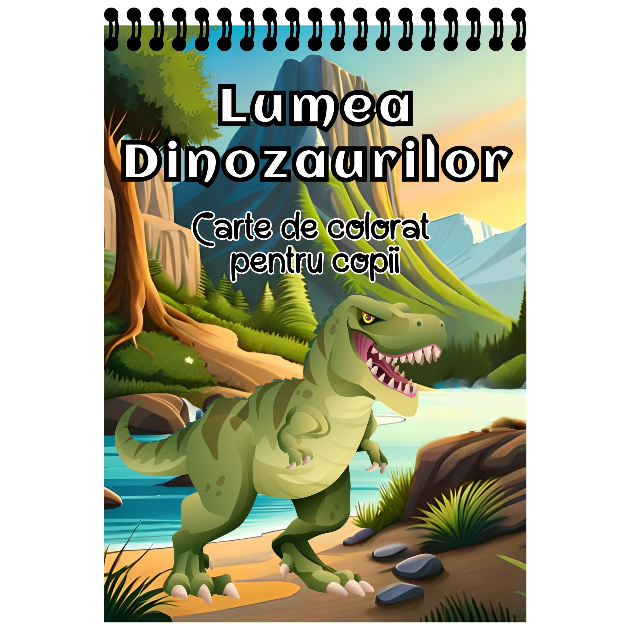 Lumea Dinozaurilor — carte de colorat, seria Opin Puk