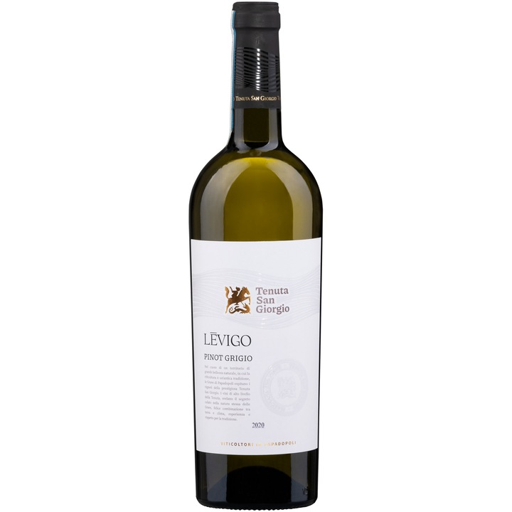 Vin Alb Tenuta San Giorgio, Levigo Pinot Grigio, D.O.C., Sec, 0.75l