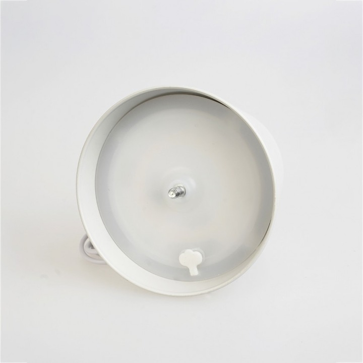 Lampa LED de masa Lightex Noto 703RL0300145, Tocuh control, USB, 3W, 200 lm, temperatura lumina neutra (4000K), acumulator Li-Ion 1800 mAh, IP44, 39 cm, Alb