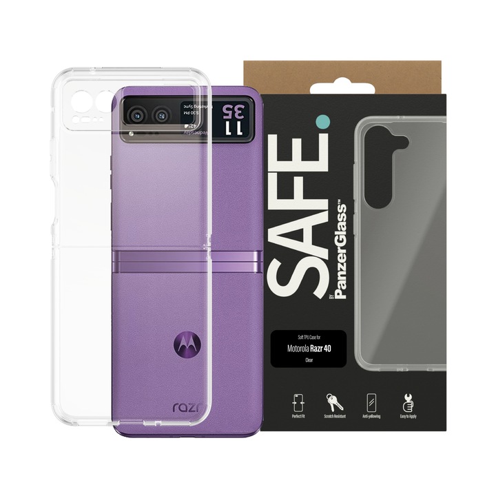 Hátsó széf Motorola Razr 2023-hoz, átlátszó