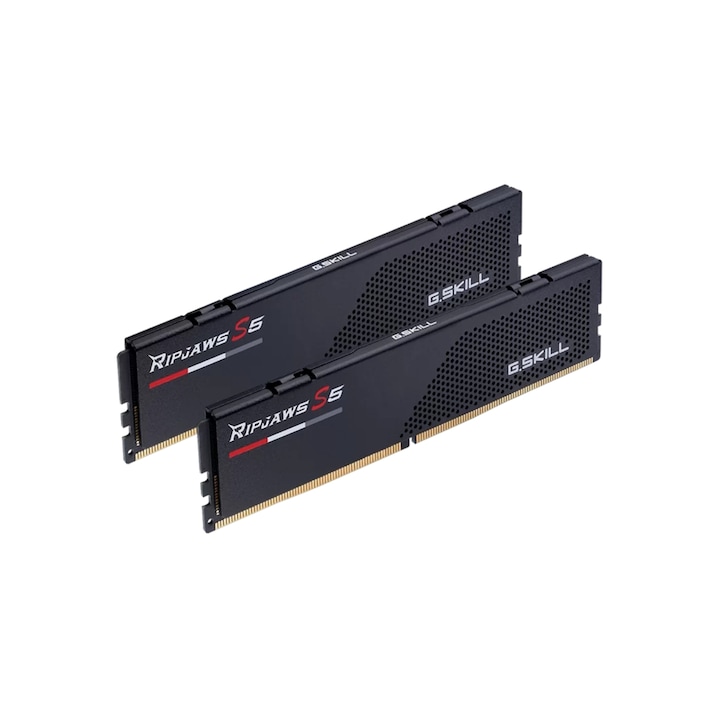 Memorie G.SKILL Ripjaws S5 64GB, DDR5 PC5-48000 6000MHz CL36, F5-6000J3636F32GX2-RS5K, Kit Dual Channel, Black
