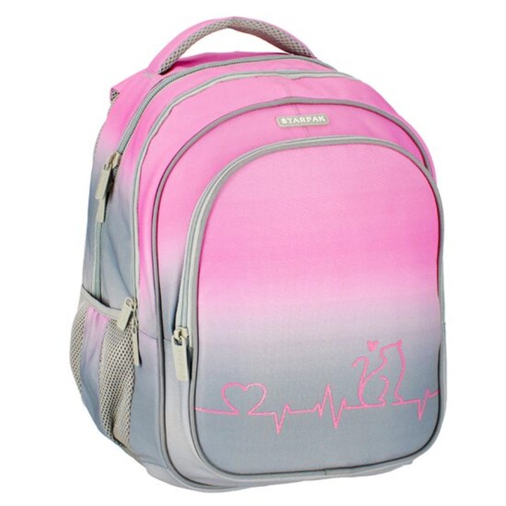 Három rekeszes hátizsák Ombre Kitty Starpak 486387