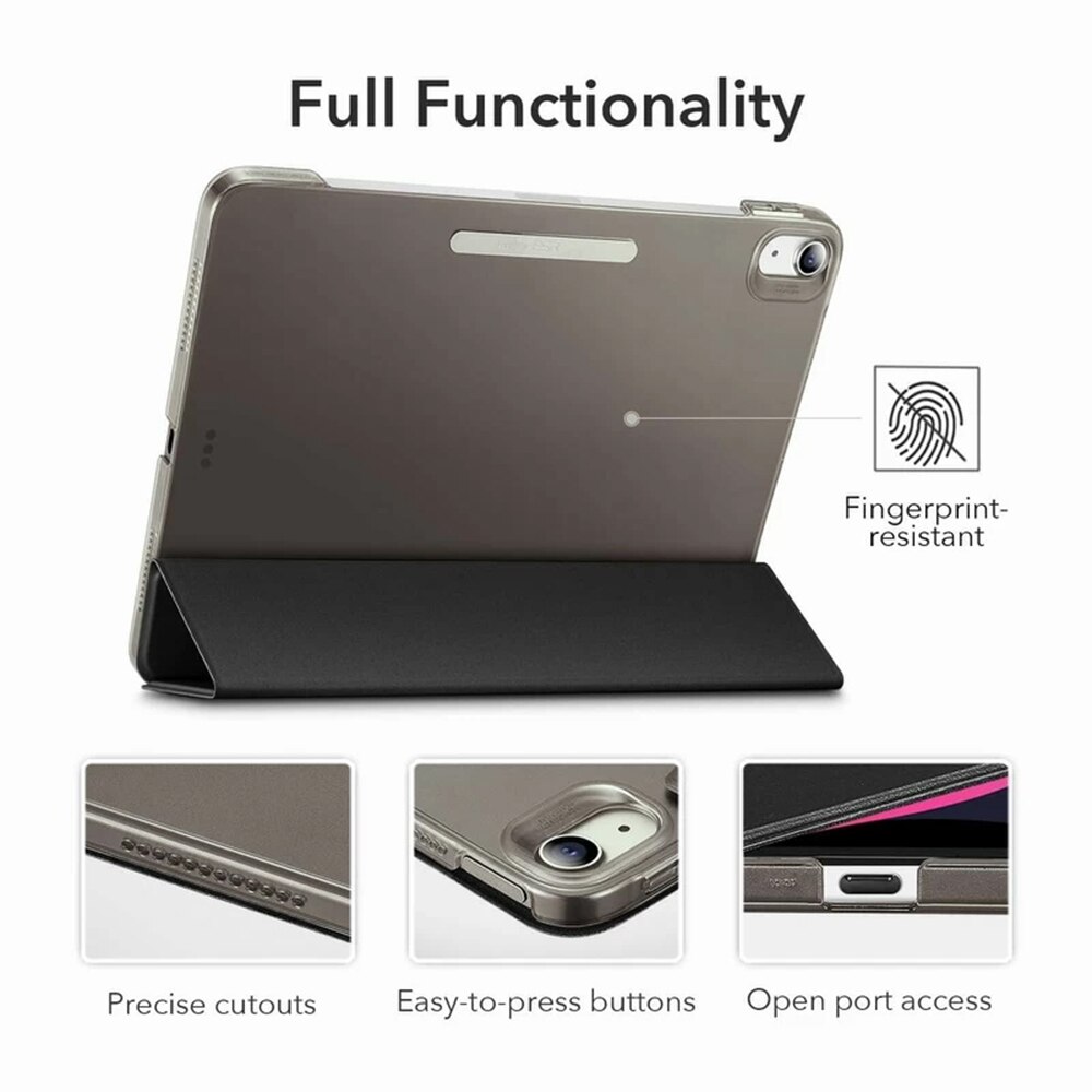 Husa pentru iPad Air 4 (2020), Air 5 (2022), ESR Ascend Trifold, Grey