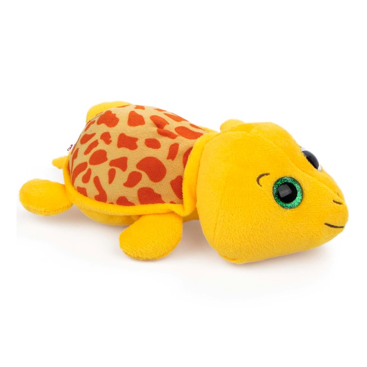 Jucarie de plus broasca testoasa, lungime 20 cm, galben