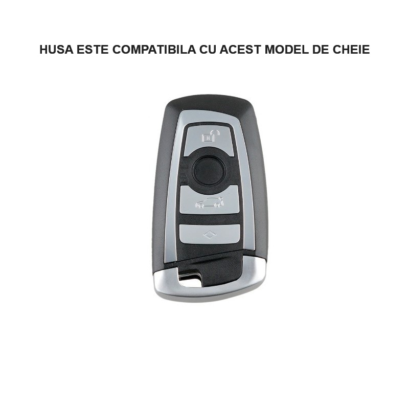 Husa de protectie Premium pentru cheie BMW, material TPU de inalta ...