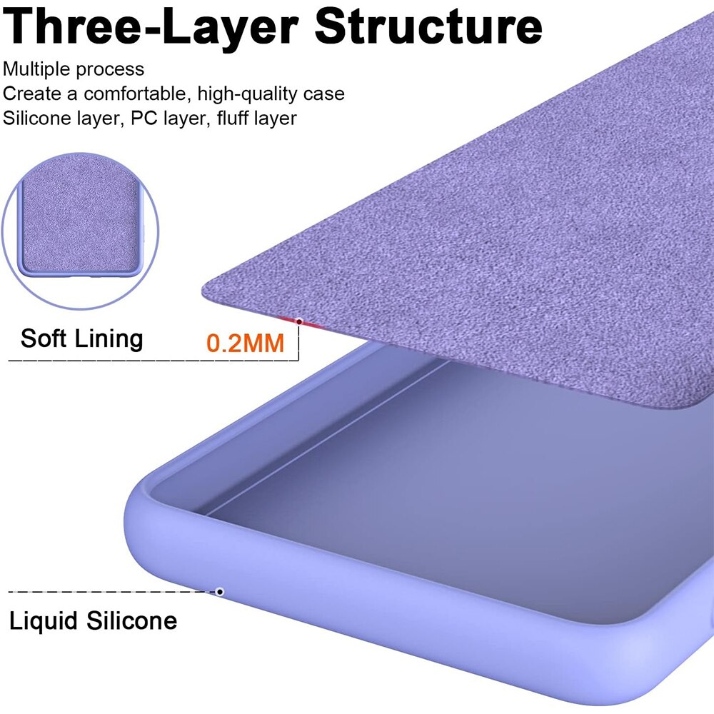Husa Jelly Silicone Compatibil cu Honor X6, Interior de microfibra, Flexibila, Lila