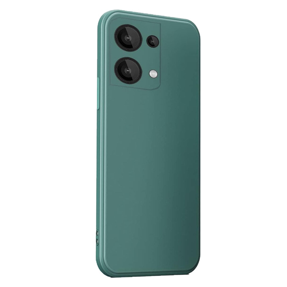 Husa Jelly Silicone Compatibil cu Oppo Reno 8 5G, Interior de microfibra, Flexibila, Verde Inchis