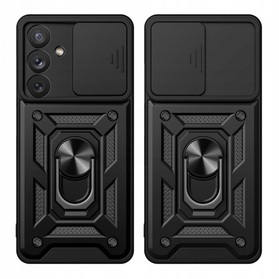 Husa pentru Samsung Galaxy A34 A346, Techsuit, CamShield, Neagra