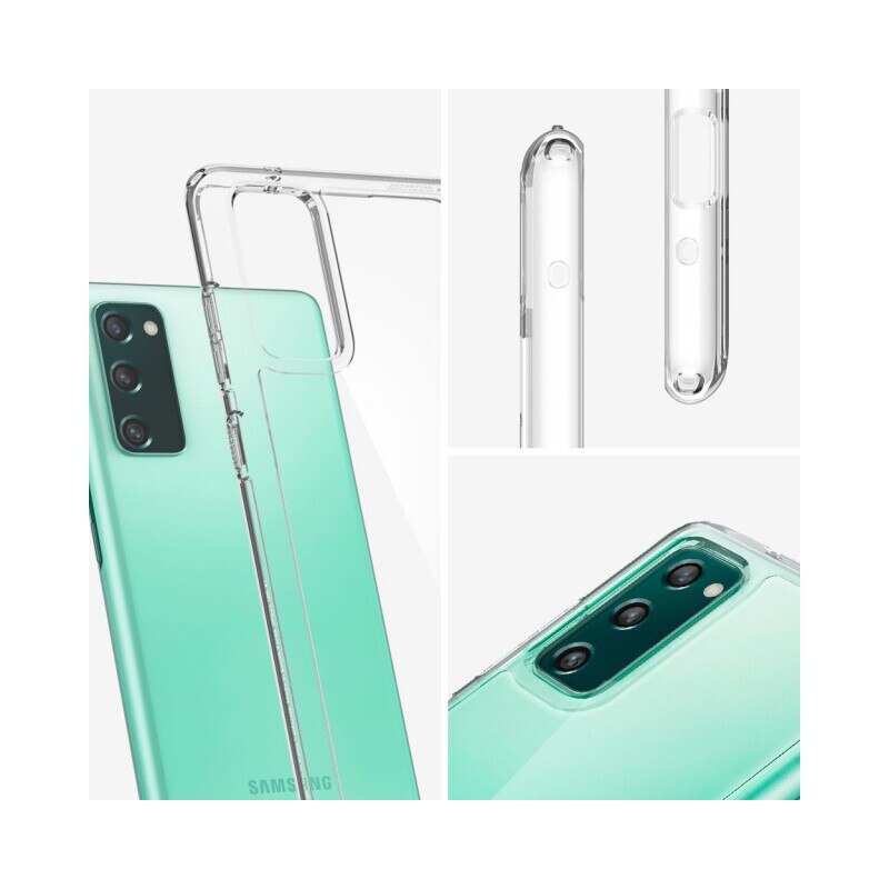 Husa Originala Spigen Ultra Hybrid compatibila cu Samsung Galaxy S20 Fe Crystal Clear Transparenta