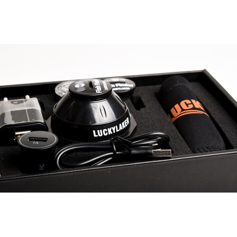Sonar pescuit Fish Finder Wireless, LUCKYLAKER FF916, Lucky, Negru ...
